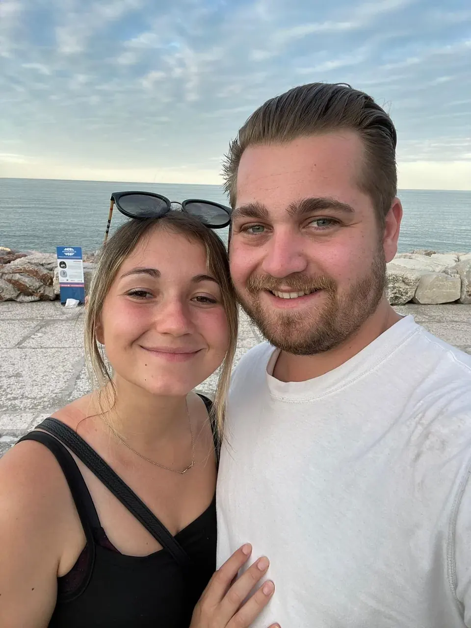 Helene und Philipp am Meer